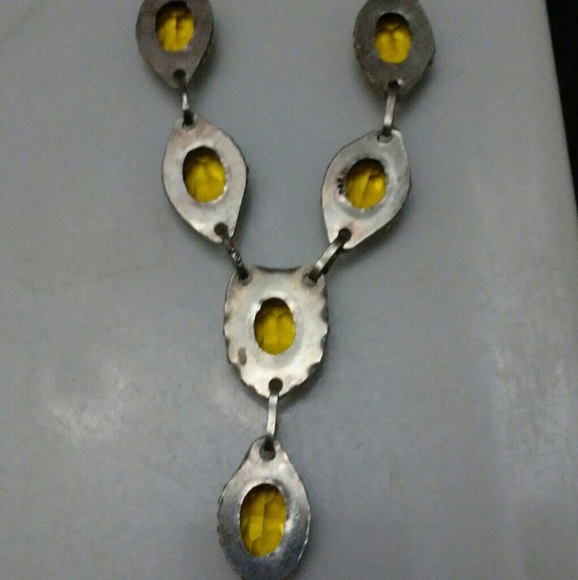LUXURY!/ YELLOW CITRINE/ NECKLACE SET๐๐ - Picture 4 of 8